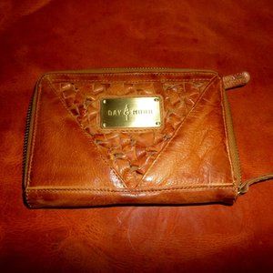 Genuine leather Book style wristlet/wallet